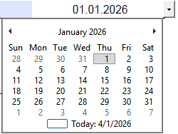 Adobe Acrobat - Fill and Sign - Date picker