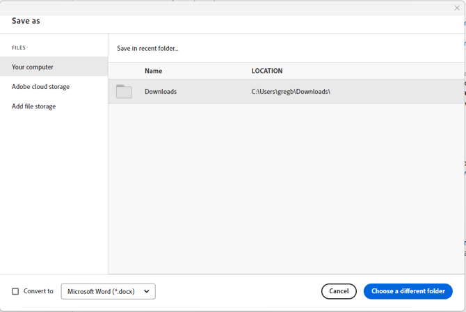 Adobe Acrobat - Fill and Sign - Save Document
