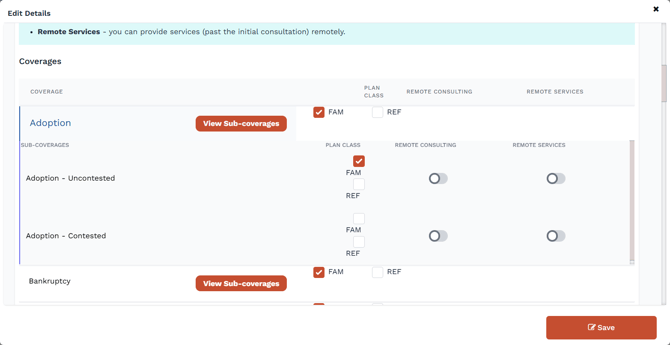Attorney Portal - Coverage Details - Edit 3