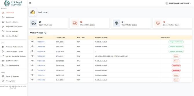 Member Portal - Dashboard 2