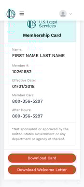 Member Portal - Membership Card digital- Mobile