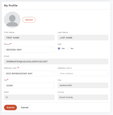Member Portal - Profile
