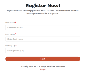 Member Portal - Register Now