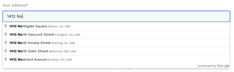 Enrollment - Step 2 Address - verification B