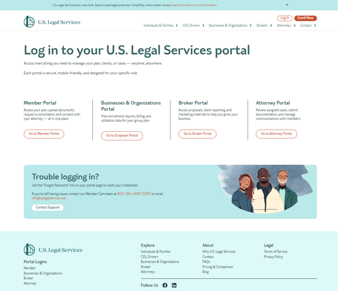 Website - Login Page